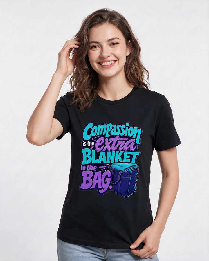 Nurse Black T-Shirt for Women – Nursing Life Graphic Tee product image 3