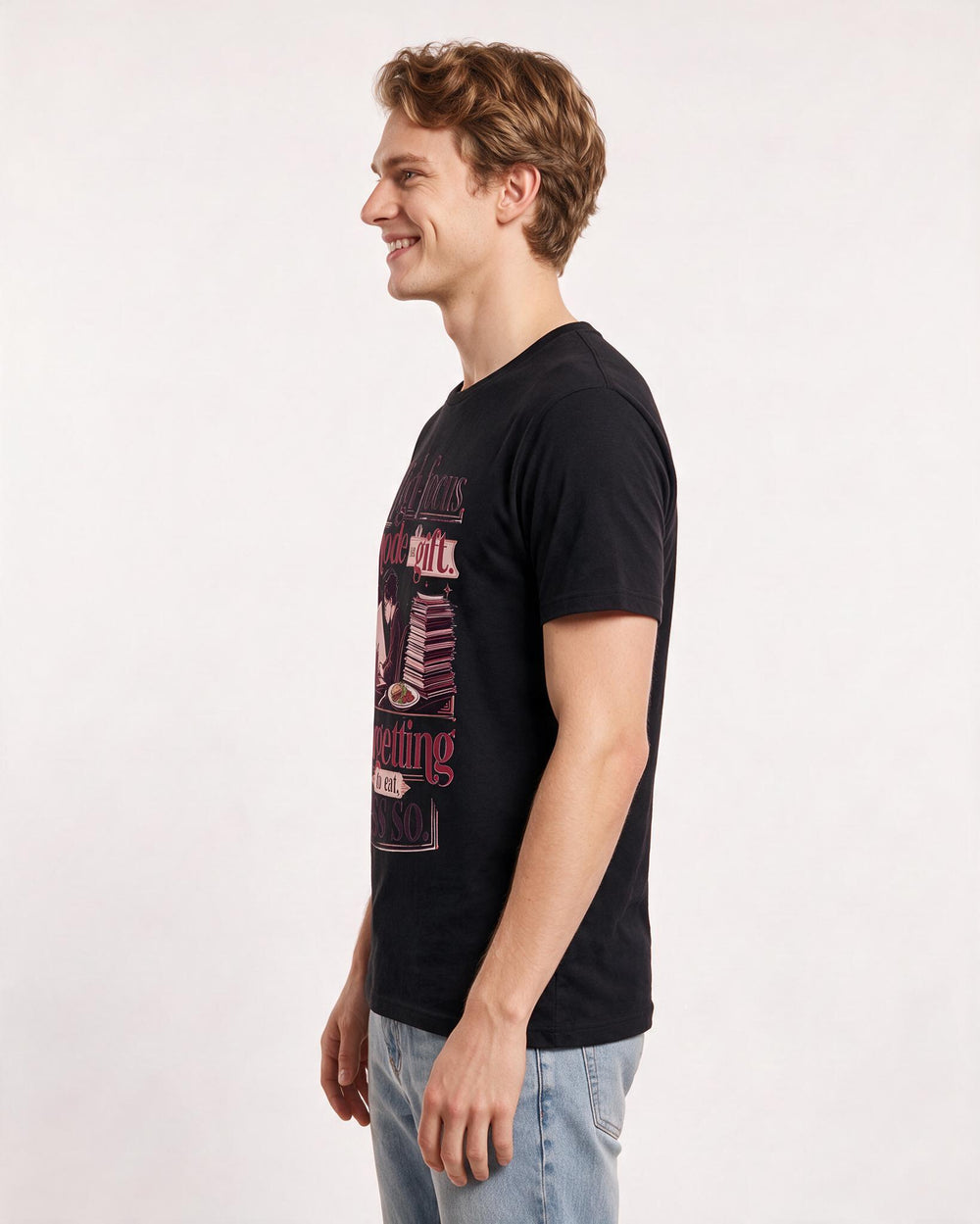 Neurodiversity Black T-Shirt for Men – Everyday Expression Graphic Tee product image 2