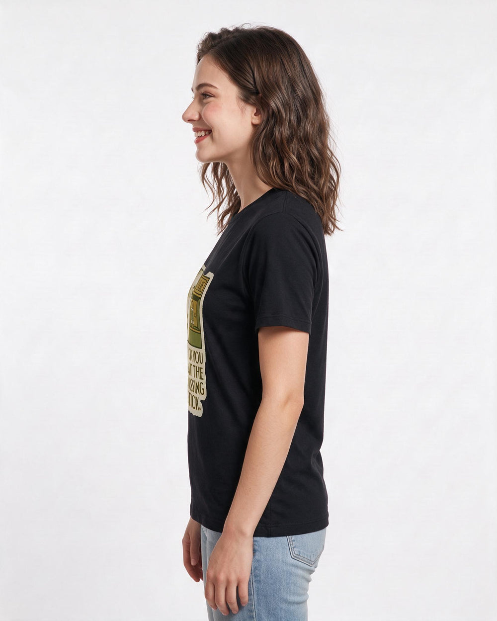 Teacher Black T-Shirt for Women – Everyday Expression Graphic Tee product image 2