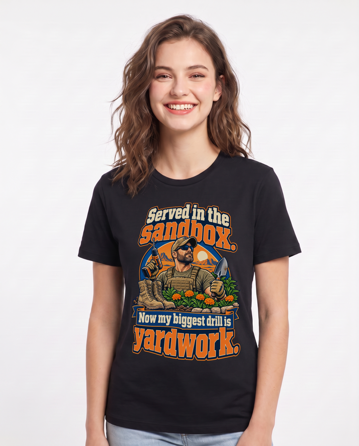 Veteran Black T-Shirt for Women – Everyday Expression Graphic Tee product image 3