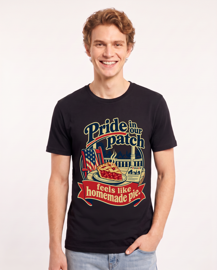 Patriotic Black T-Shirt for Men – Everyday Expression Graphic Tee product image 3