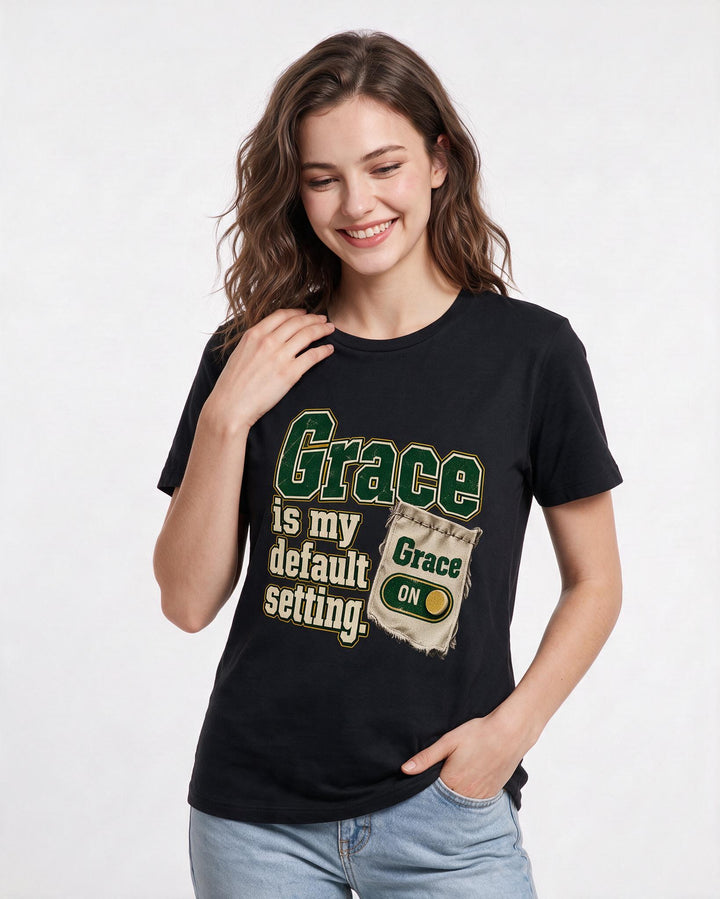 Christian Faith Black T-Shirt for Women – Everyday Expression Graphic Tee product image 1