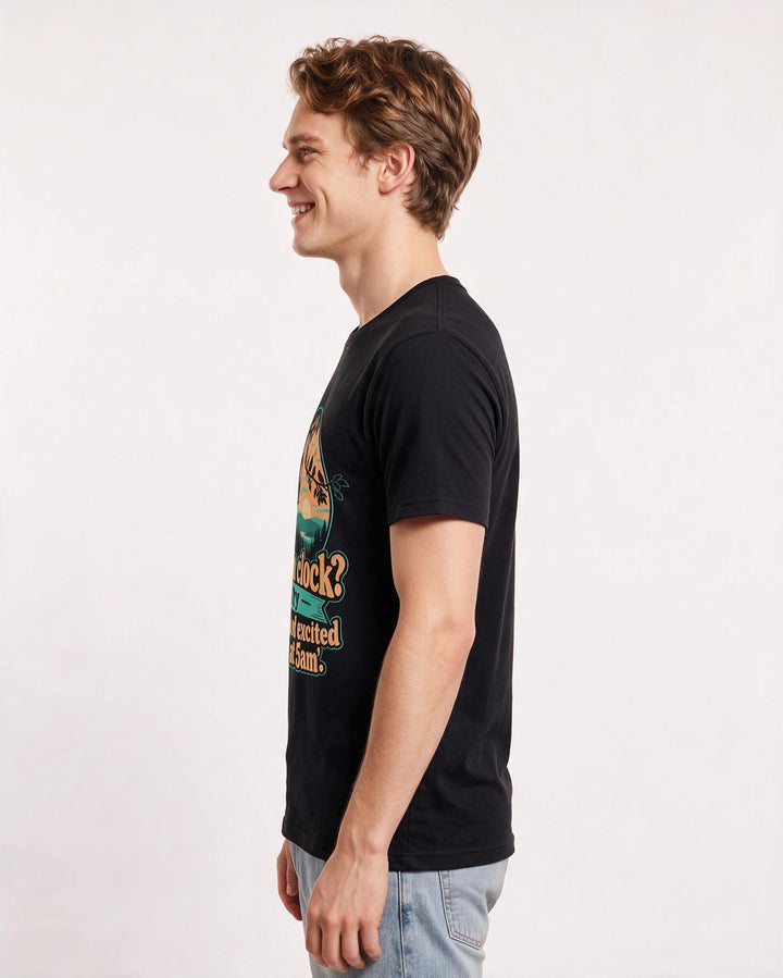 Hunting Black T-Shirt for Men – Everyday Expression Graphic Tee product image 2