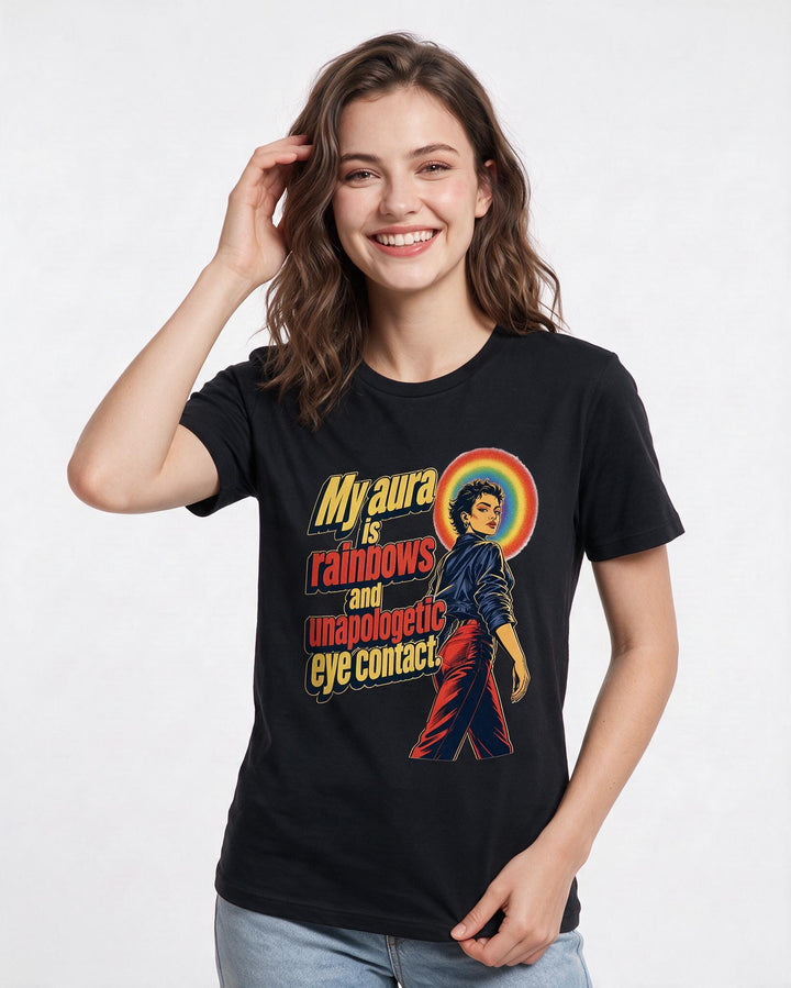 Pride Black T-Shirt for Women – Everyday Expression Graphic Tee product image 3