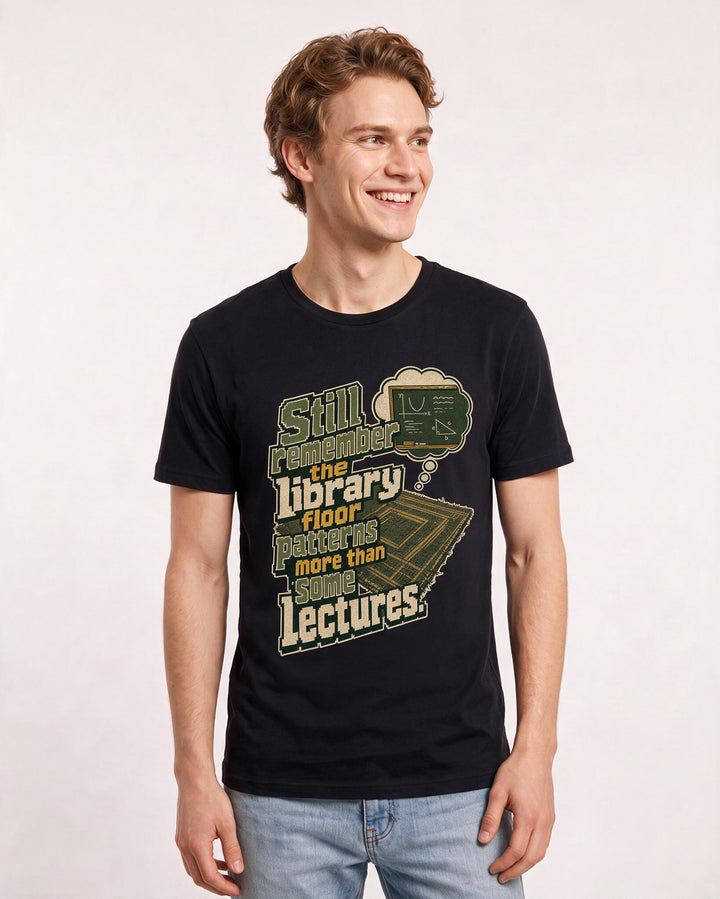 Graduation Black T-Shirt for Men – Everyday Expression Graphic Tee product image 1