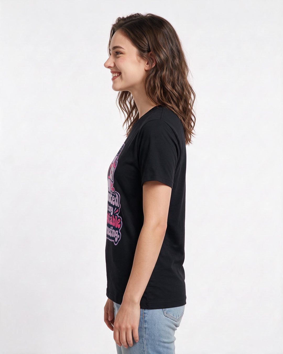 Neurodiversity Black T-Shirt for Women – Everyday Expression Graphic Tee product image 2
