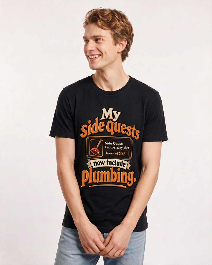 Gaming Black T-Shirt for Men – Game Night Graphic Tee product image 1