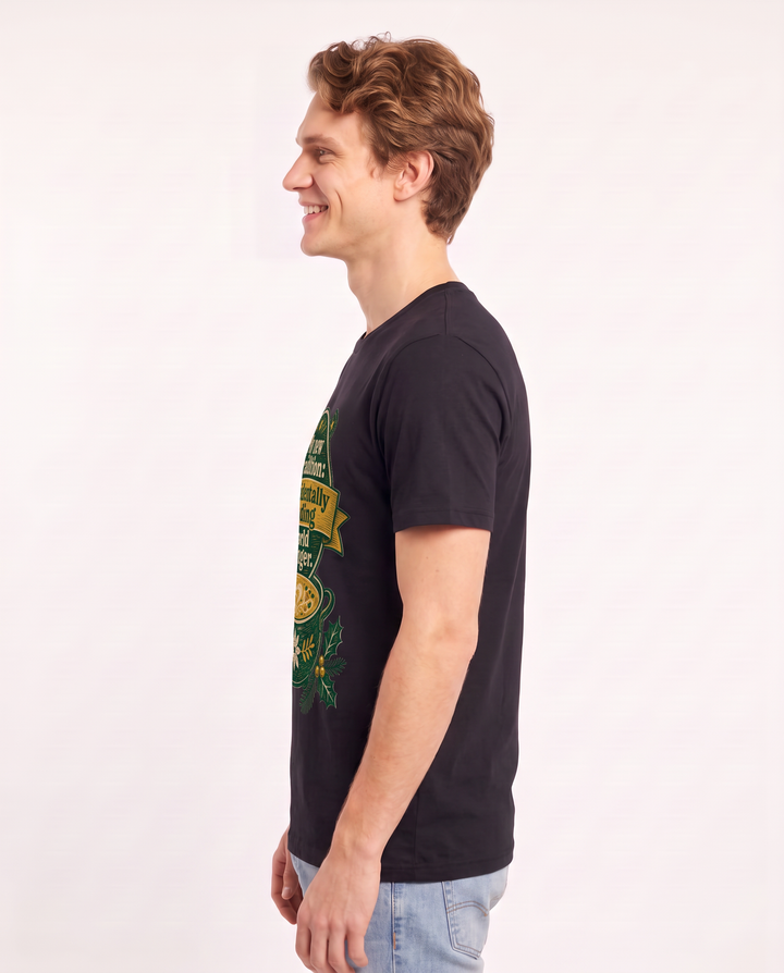 Christmas Men's Black T-Shirt - My new tradition: accidentally ending product image 2