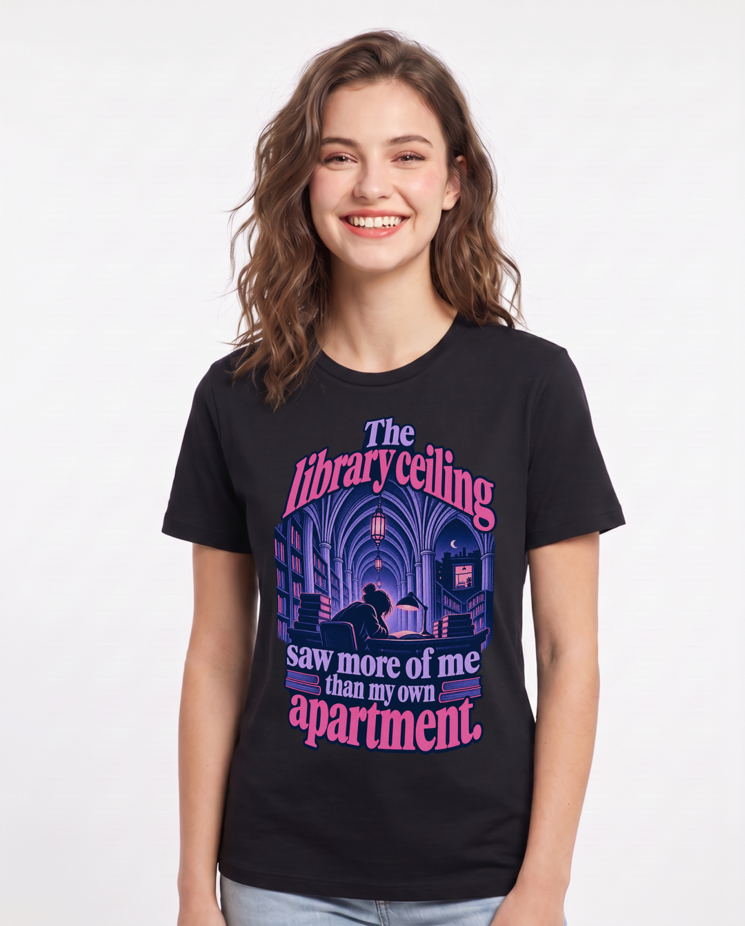 Graduation Black T-Shirt for Women – Everyday Expression Graphic Tee product image 3