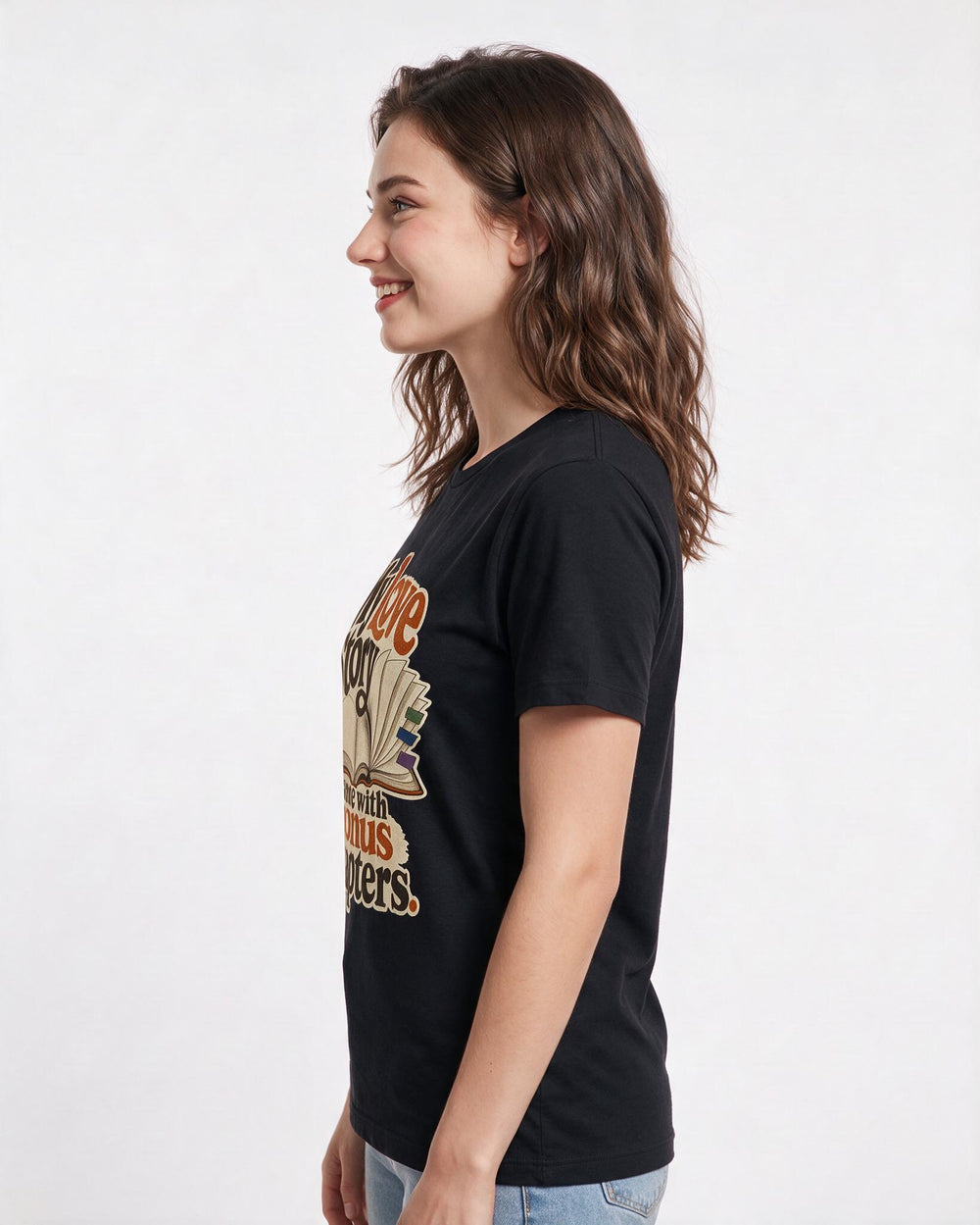 Pride Black T-Shirt for Women – Everyday Expression Graphic Tee product image 2