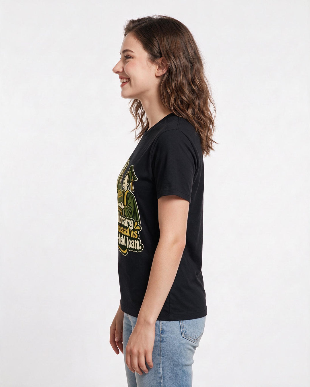 Graduation Black T-Shirt for Women – Everyday Expression Graphic Tee product image 2