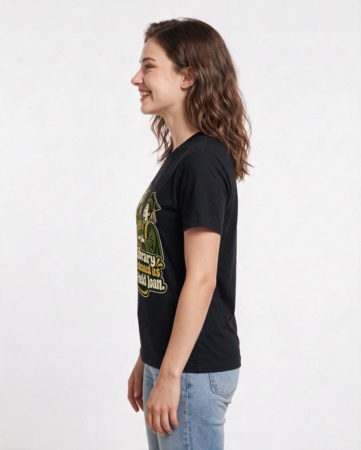 Graduation Black T-Shirt for Women – Everyday Expression Graphic Tee product image 2