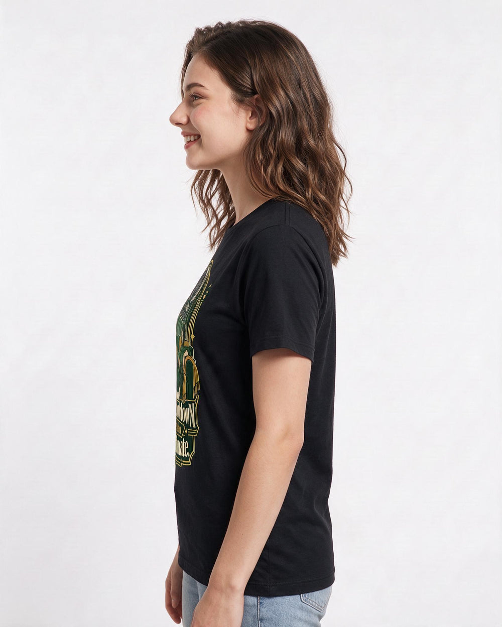 Gaming Black T-Shirt for Women – Game Night Graphic Tee product image 2