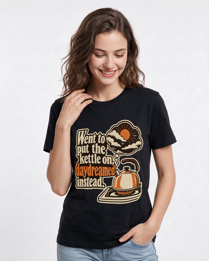 Meme Black T-Shirt for Women – Everyday Expression Graphic Tee product image 1