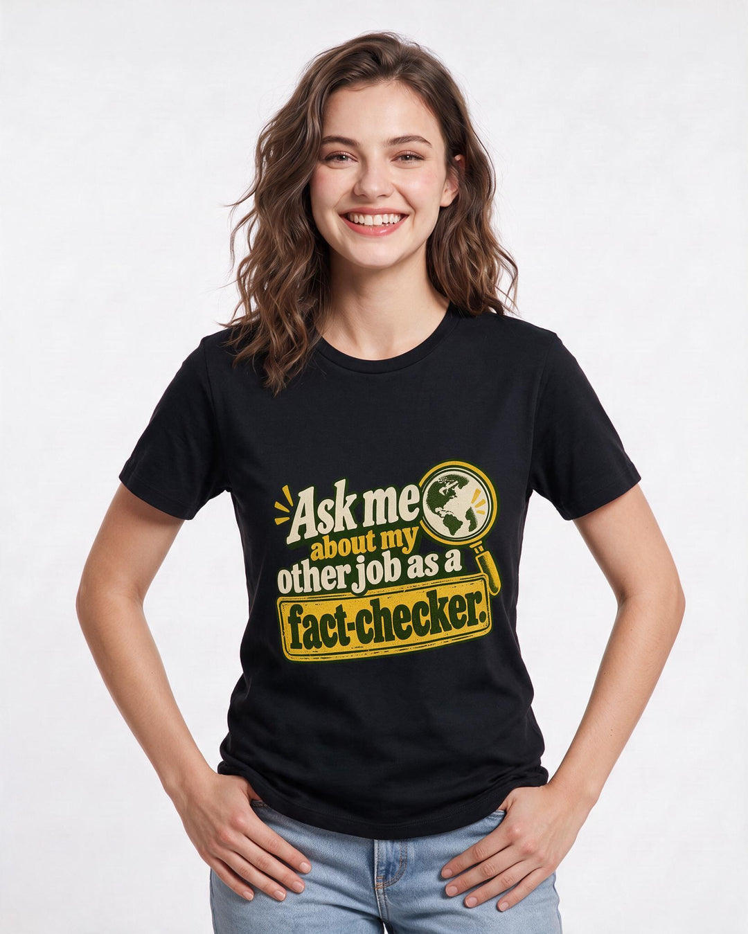 Teacher Black T-Shirt for Women – Everyday Expression Graphic Tee product image 1