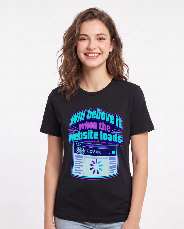 Political Statement Black T-Shirt for Women – Everyday Expression Graphic Tee product image 3