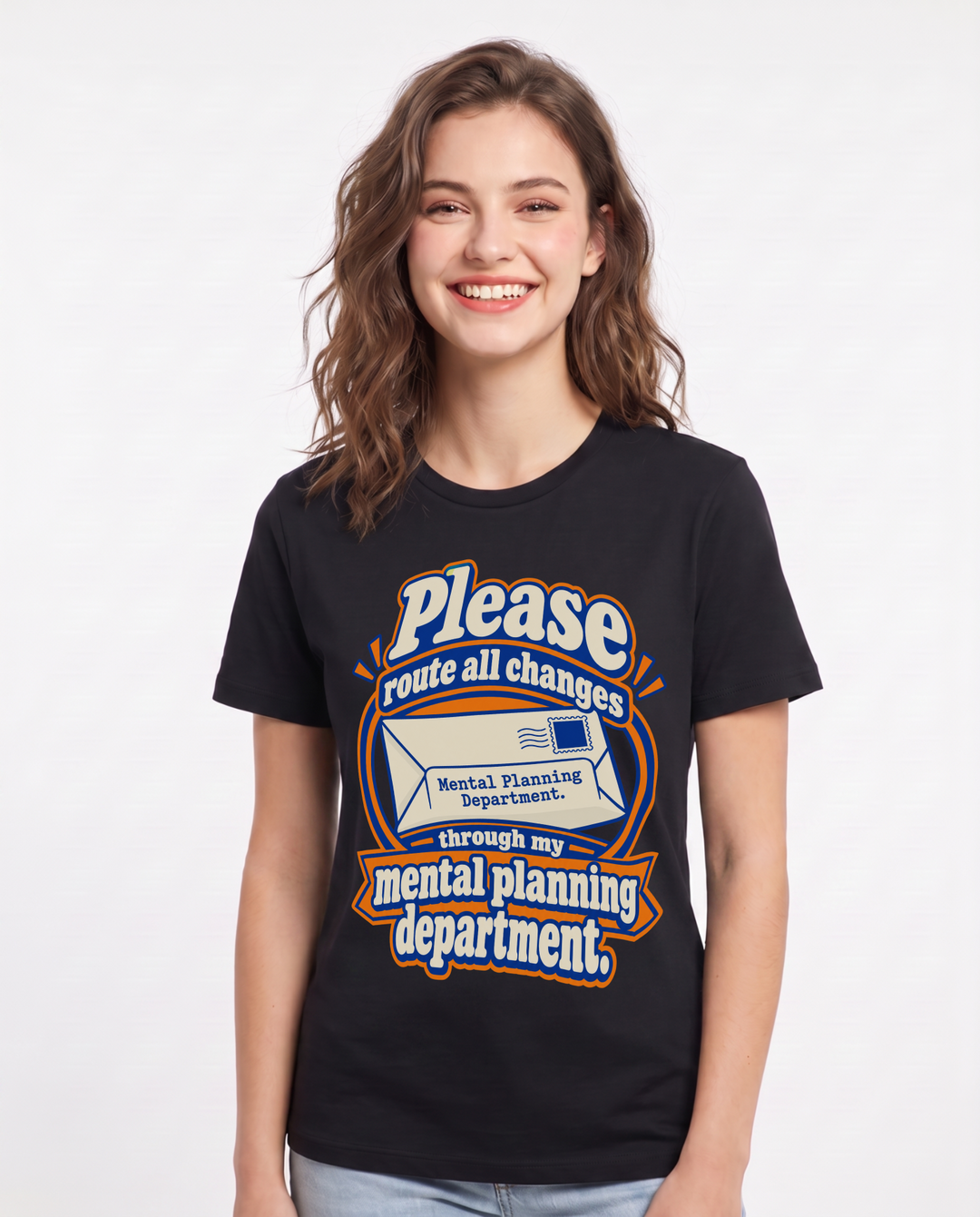 Neurodiversity Black T-Shirt for Women – Everyday Expression Graphic Tee product image 3