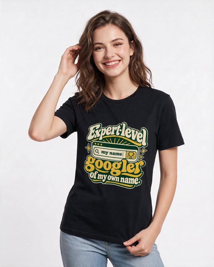 Meme Black T-Shirt for Women – Everyday Expression Graphic Tee product image 1