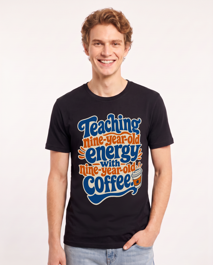 Teacher Black T-Shirt for Men – Everyday Expression Graphic Tee product image 1