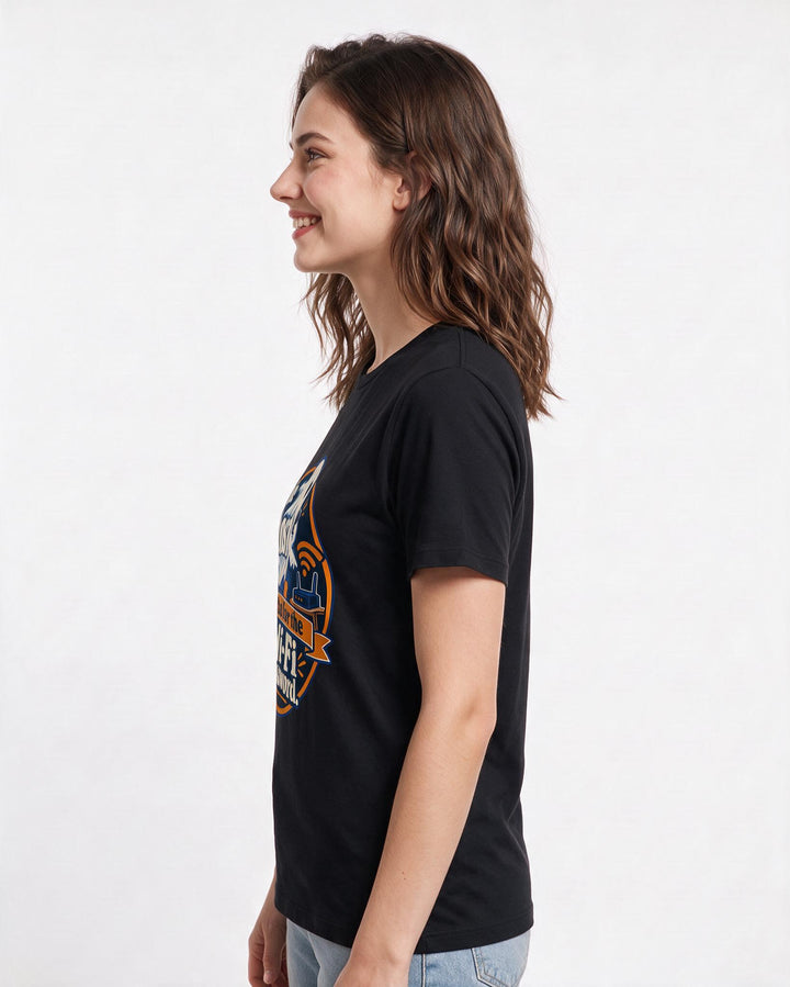 Halloween Black T-Shirt for Women – Halloween Theme Graphic Tee product image 2