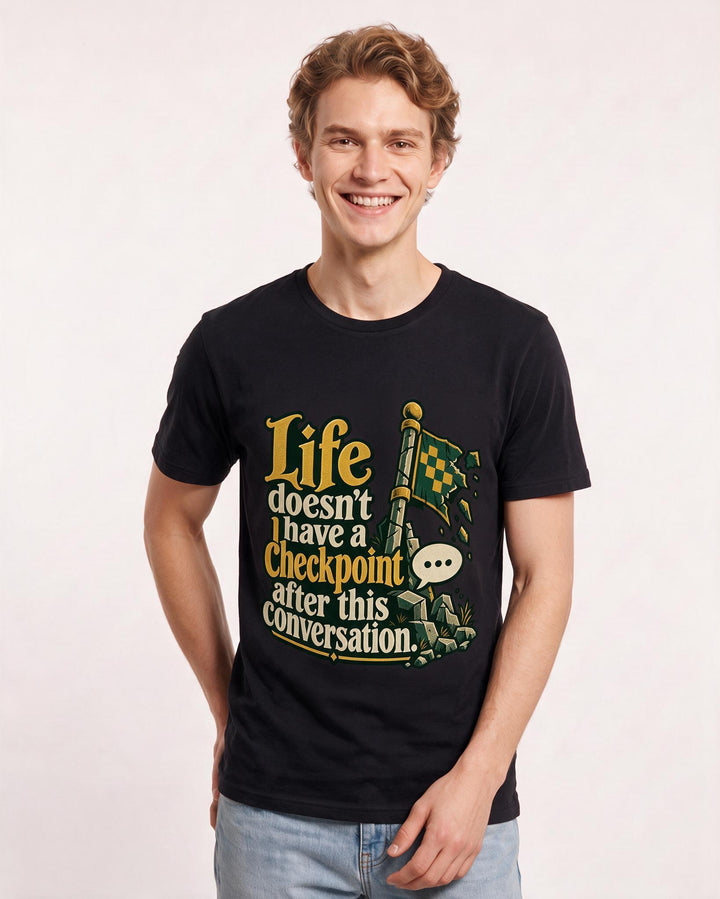 Gaming Black T-Shirt for Men – Game Night Graphic Tee product image 1