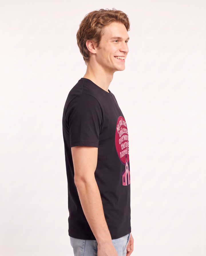 Graphic Men's Black T-Shirt - My soul has an unlicensed, overworked product image 2