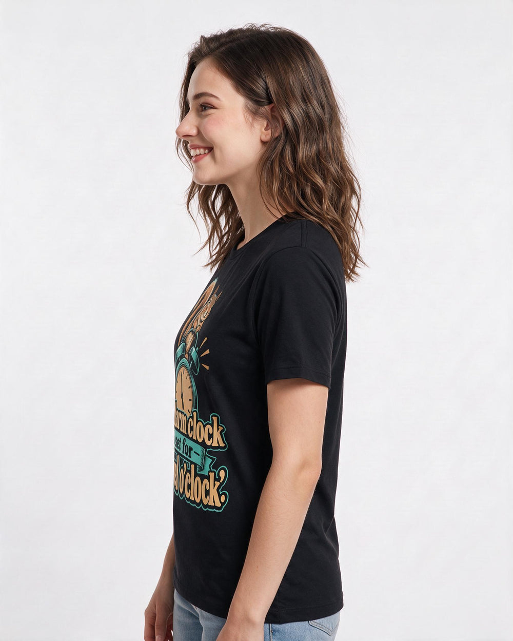 Hunting Black T-Shirt for Women – Everyday Expression Graphic Tee product image 2