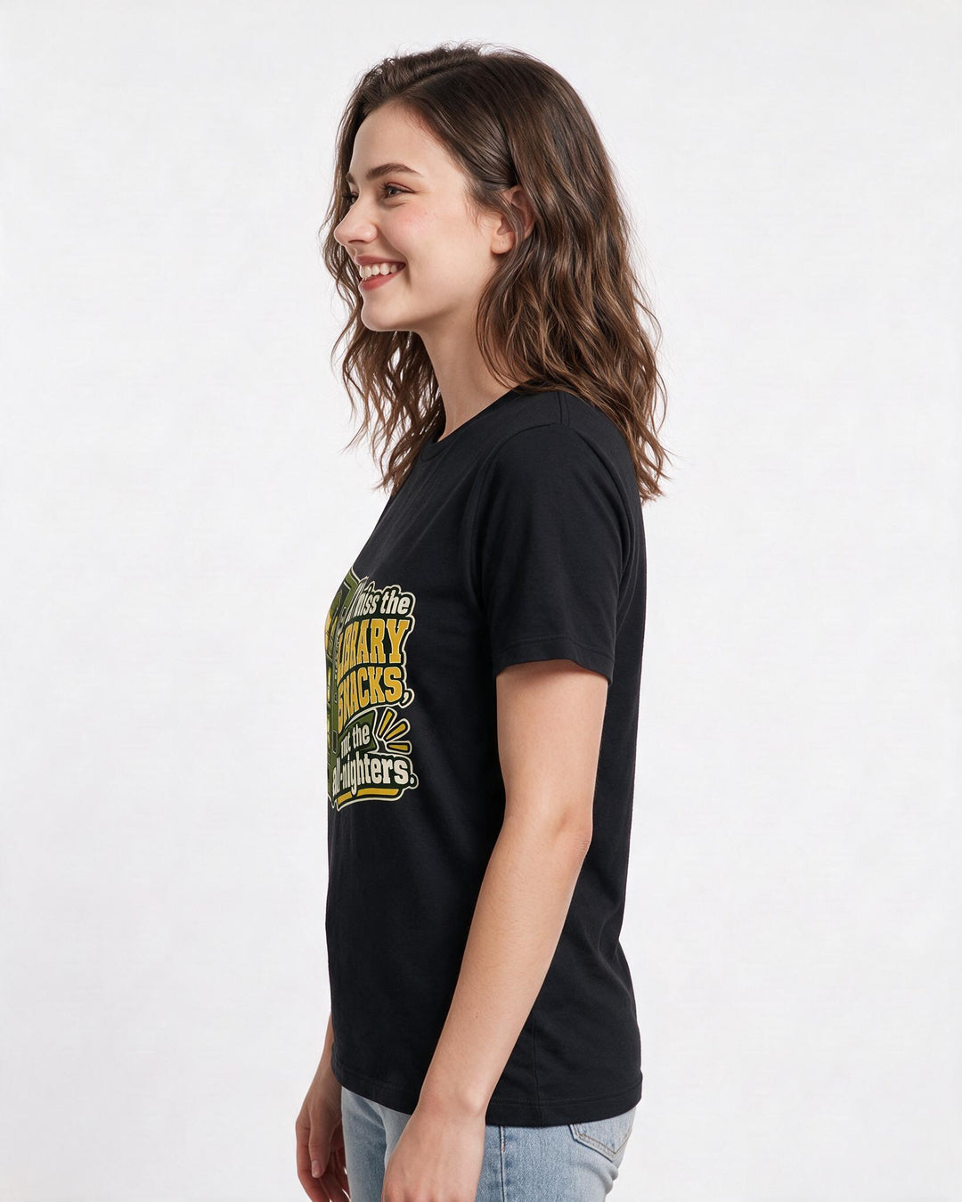 Graduation Black T-Shirt for Women – Everyday Expression Graphic Tee product image 2