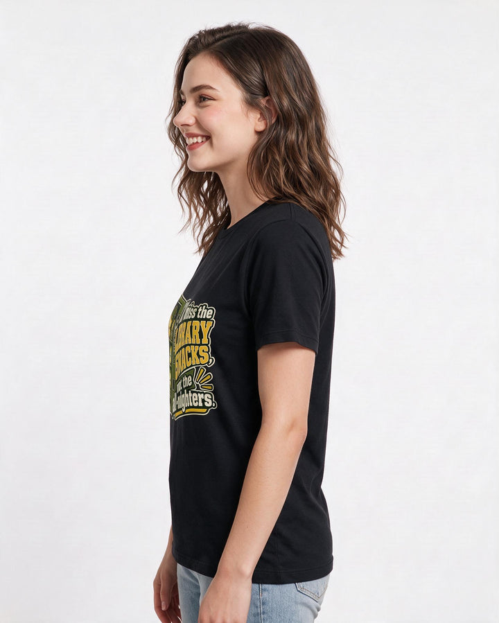 Graduation Black T-Shirt for Women – Everyday Expression Graphic Tee product image 2
