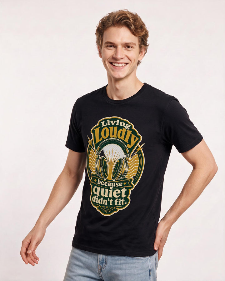 Pride Black T-Shirt for Men – Everyday Expression Graphic Tee product image 1