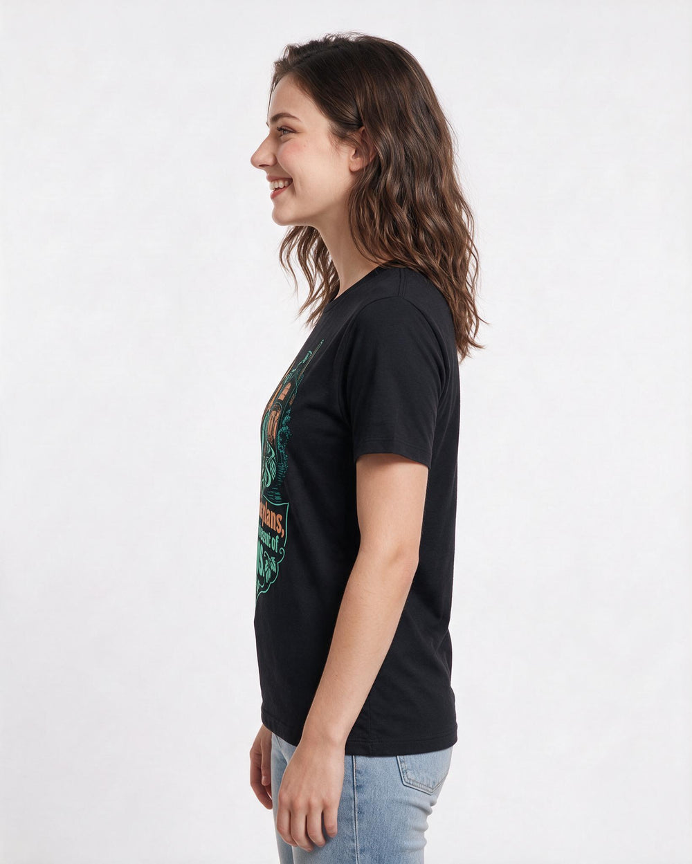 Beer Black T-Shirt for Women – Everyday Expression Graphic Tee product image 2