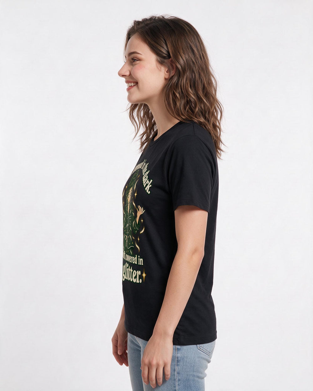 Pet Lover Black T-Shirt for Women – Everyday Expression Graphic Tee product image 2