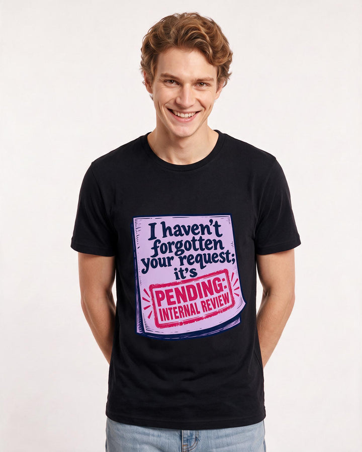 Meme Black T-Shirt for Men – Everyday Expression Graphic Tee product image 1