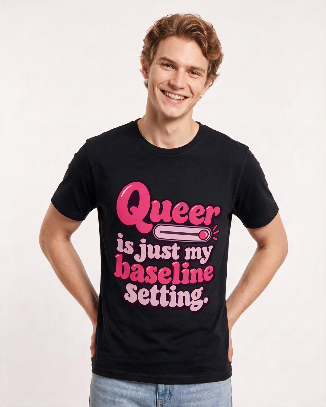 Pride Black T-Shirt for Men – Everyday Expression Graphic Tee product image 1