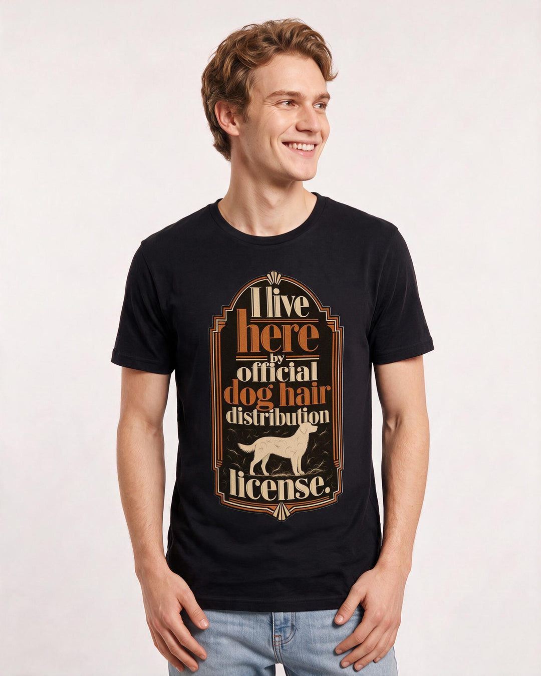 Cat Lover Black T-Shirt for Men – Everyday Expression Graphic Tee product image 1