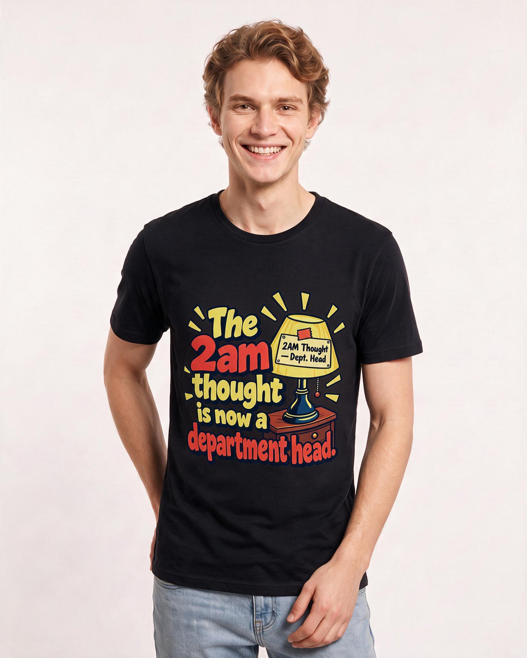 Meme Black T-Shirt for Men – Everyday Expression Graphic Tee product image 1