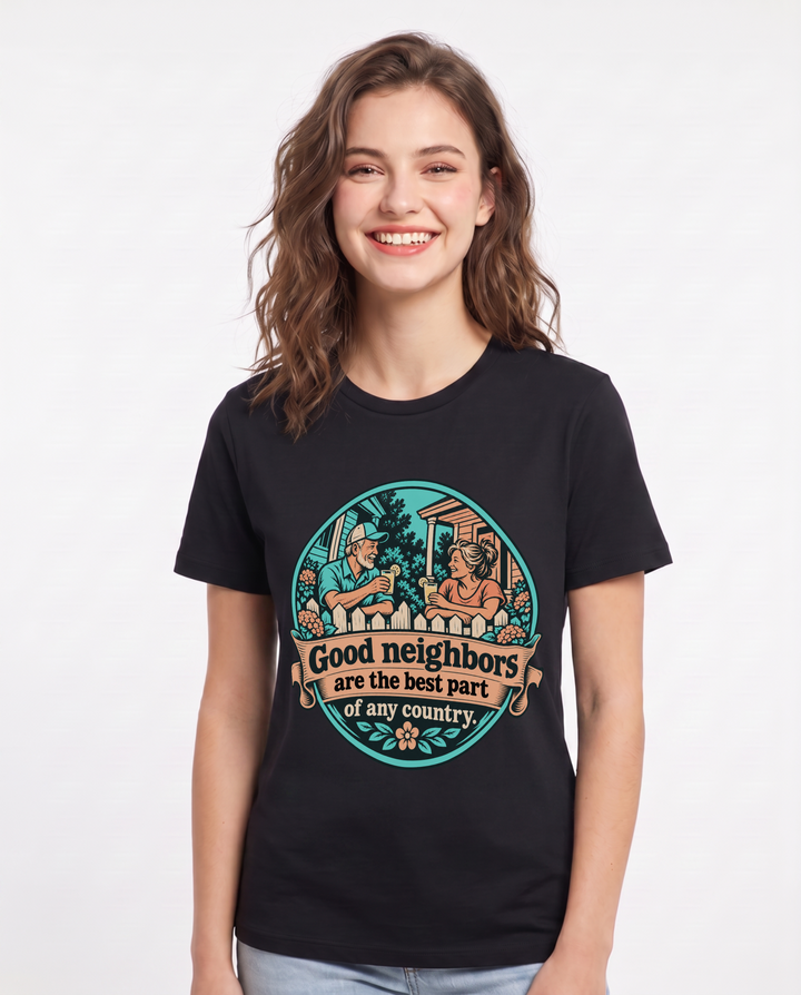 Patriotic Black T-Shirt for Women – Everyday Expression Graphic Tee product image 3
