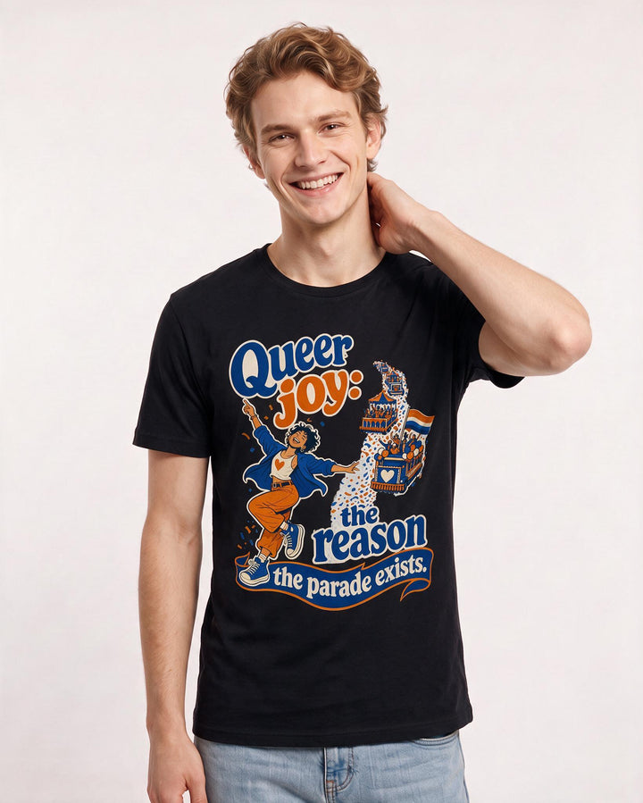 Pride Black T-Shirt for Men – Everyday Expression Graphic Tee product image 3