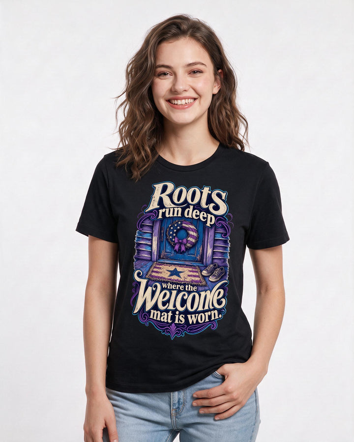 Patriotic Black T-Shirt for Women – Everyday Expression Graphic Tee product image 1