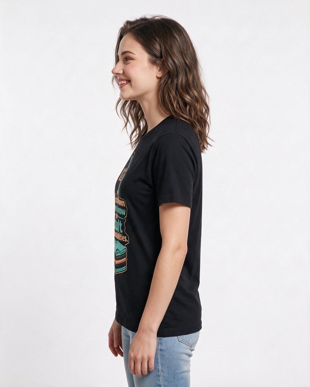 Gaming Black T-Shirt for Women – Game Night Graphic Tee product image 2