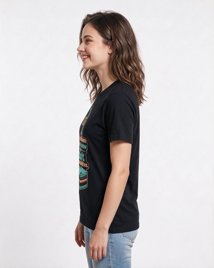 Gaming Black T-Shirt for Women – Game Night Graphic Tee product image 2