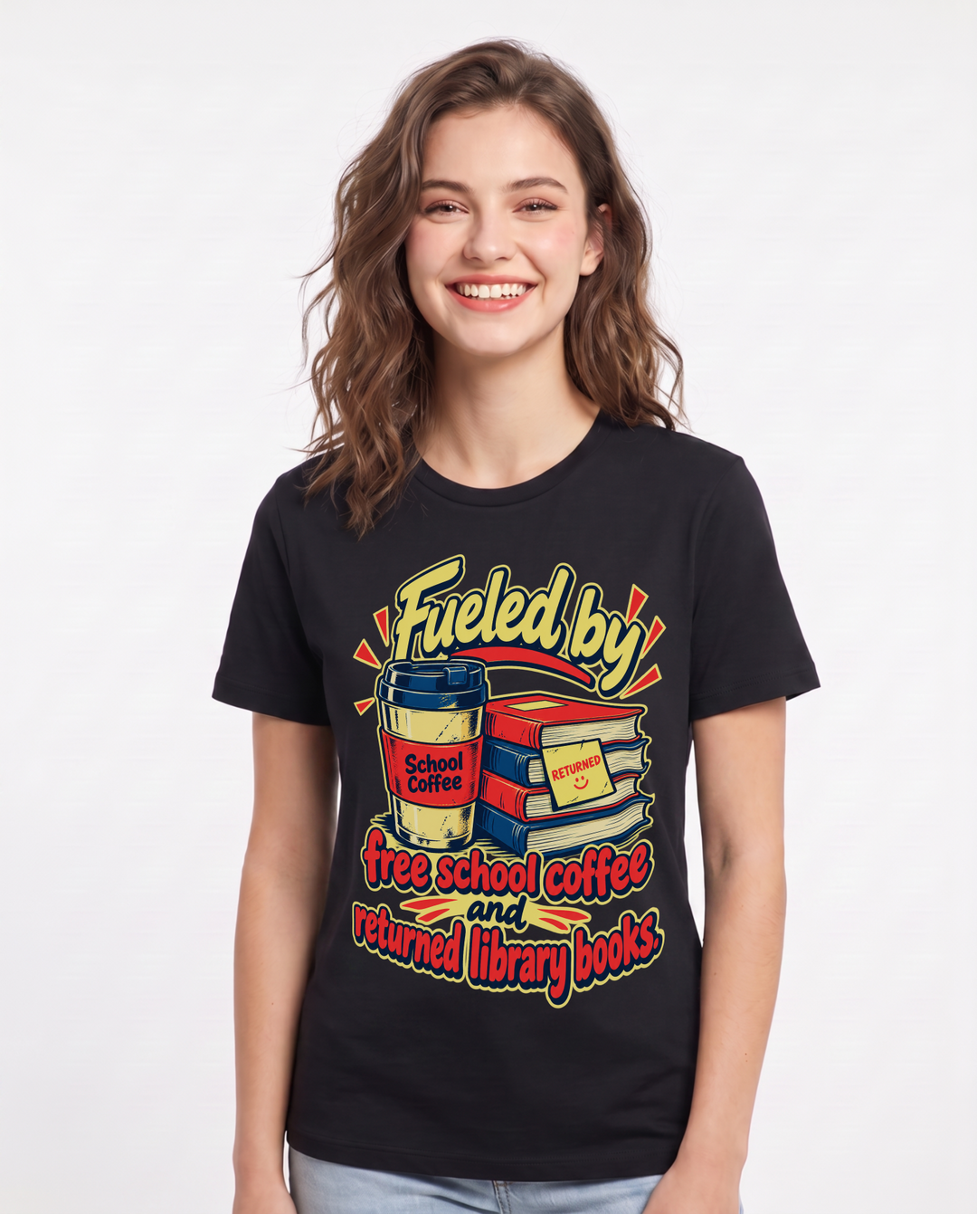 Teacher Black T-Shirt for Women – Everyday Expression Graphic Tee product image 3