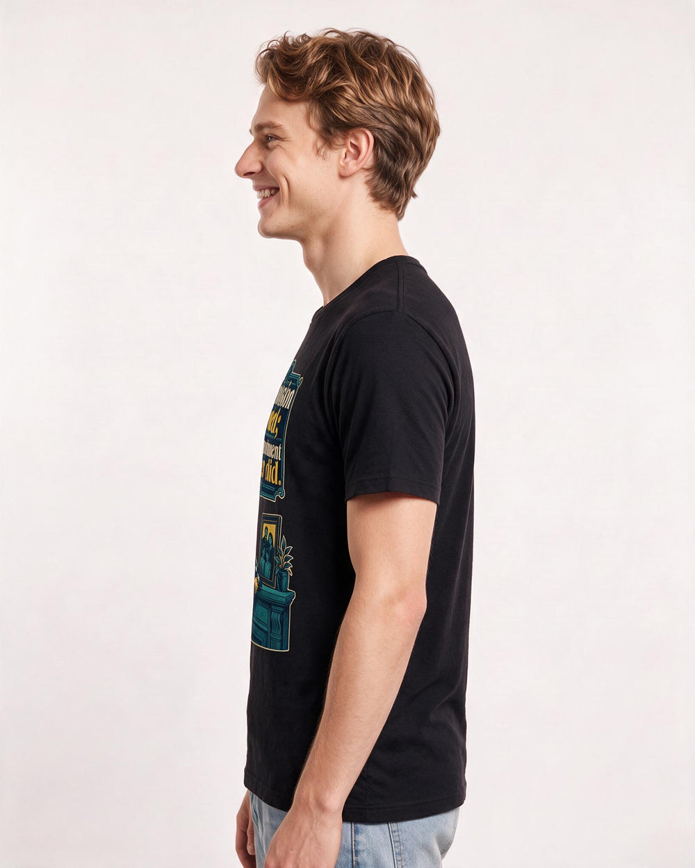 Veteran Black T-Shirt for Men – Everyday Expression Graphic Tee product image 2