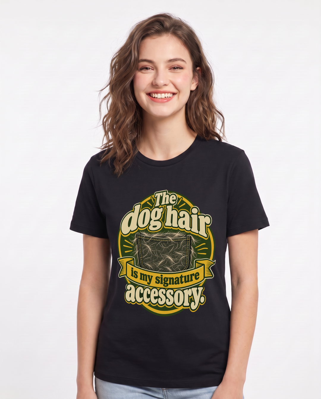 Cat Lover Black T-Shirt for Women – Everyday Expression Graphic Tee product image 3