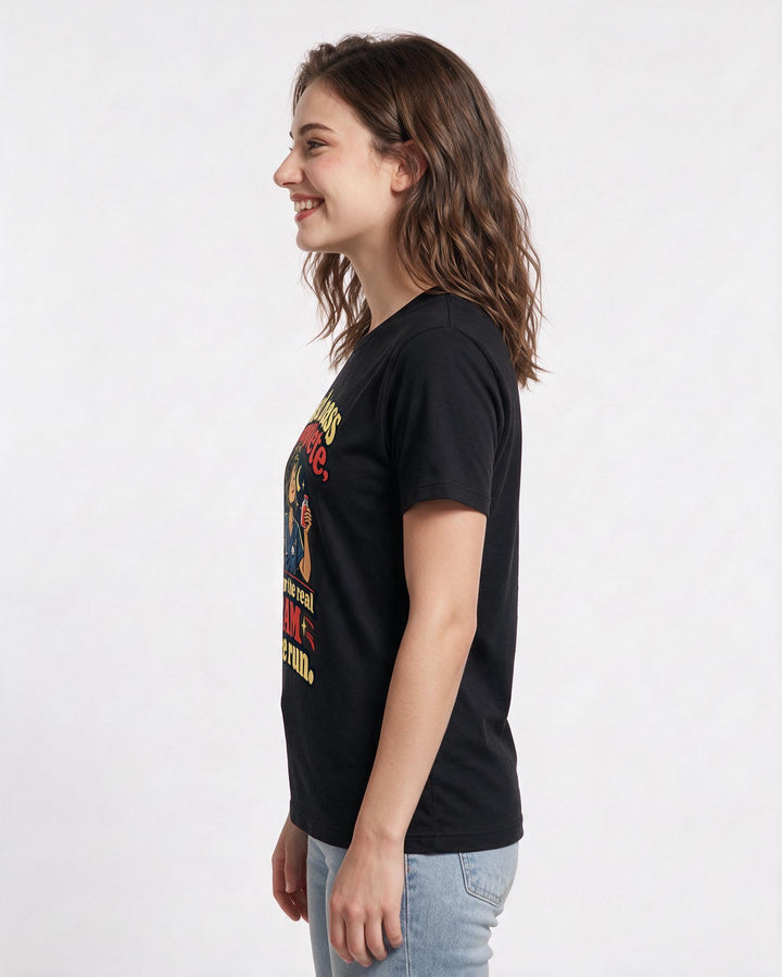 Nurse Black T-Shirt for Women – Nursing Life Graphic Tee product image 2