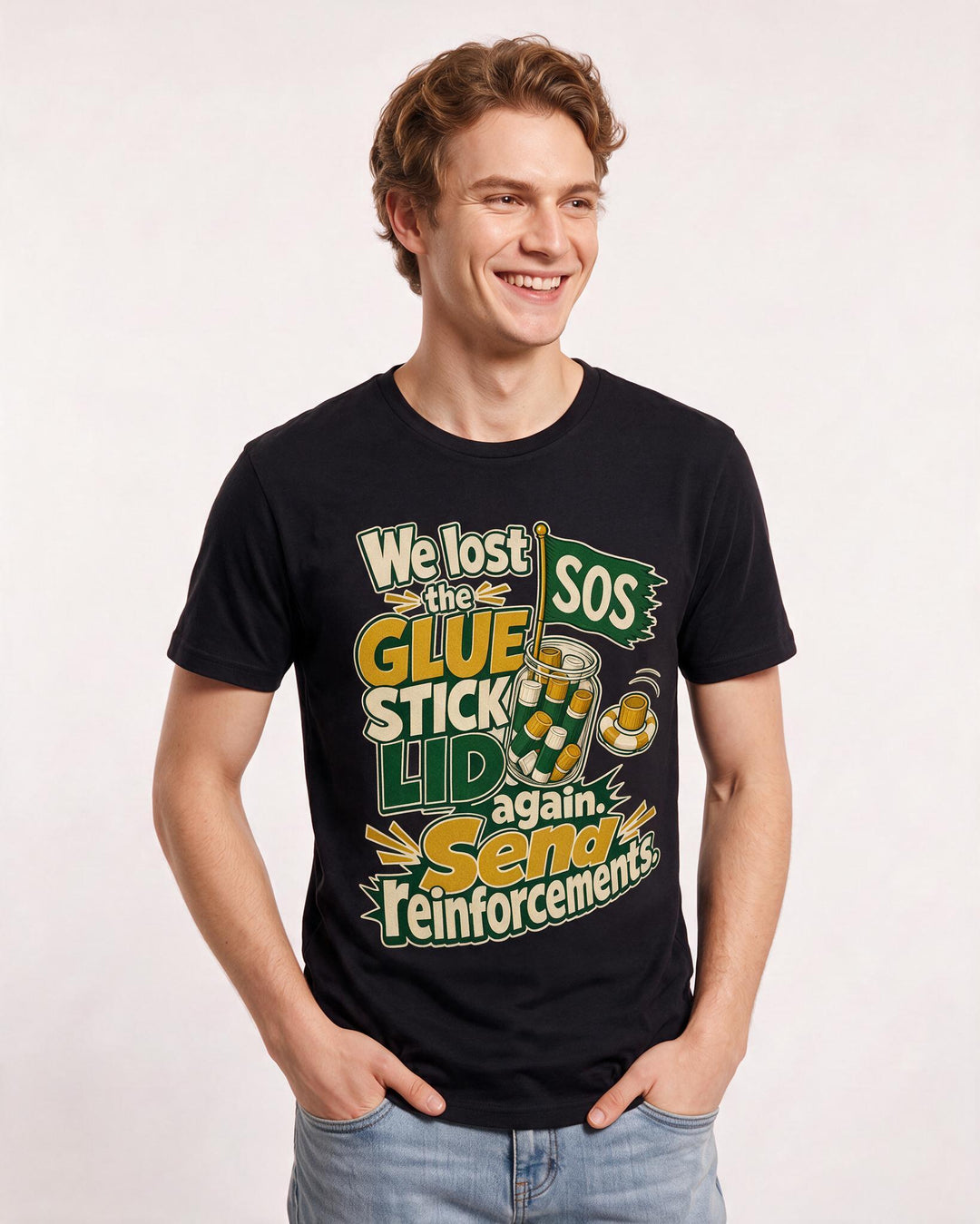 Teacher Black T-Shirt for Men – Everyday Expression Graphic Tee product image 1