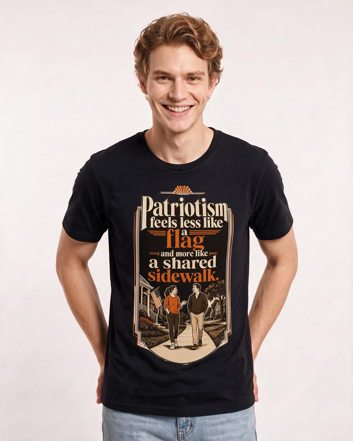 Patriotic Black T-Shirt for Men – Everyday Expression Graphic Tee product image 1