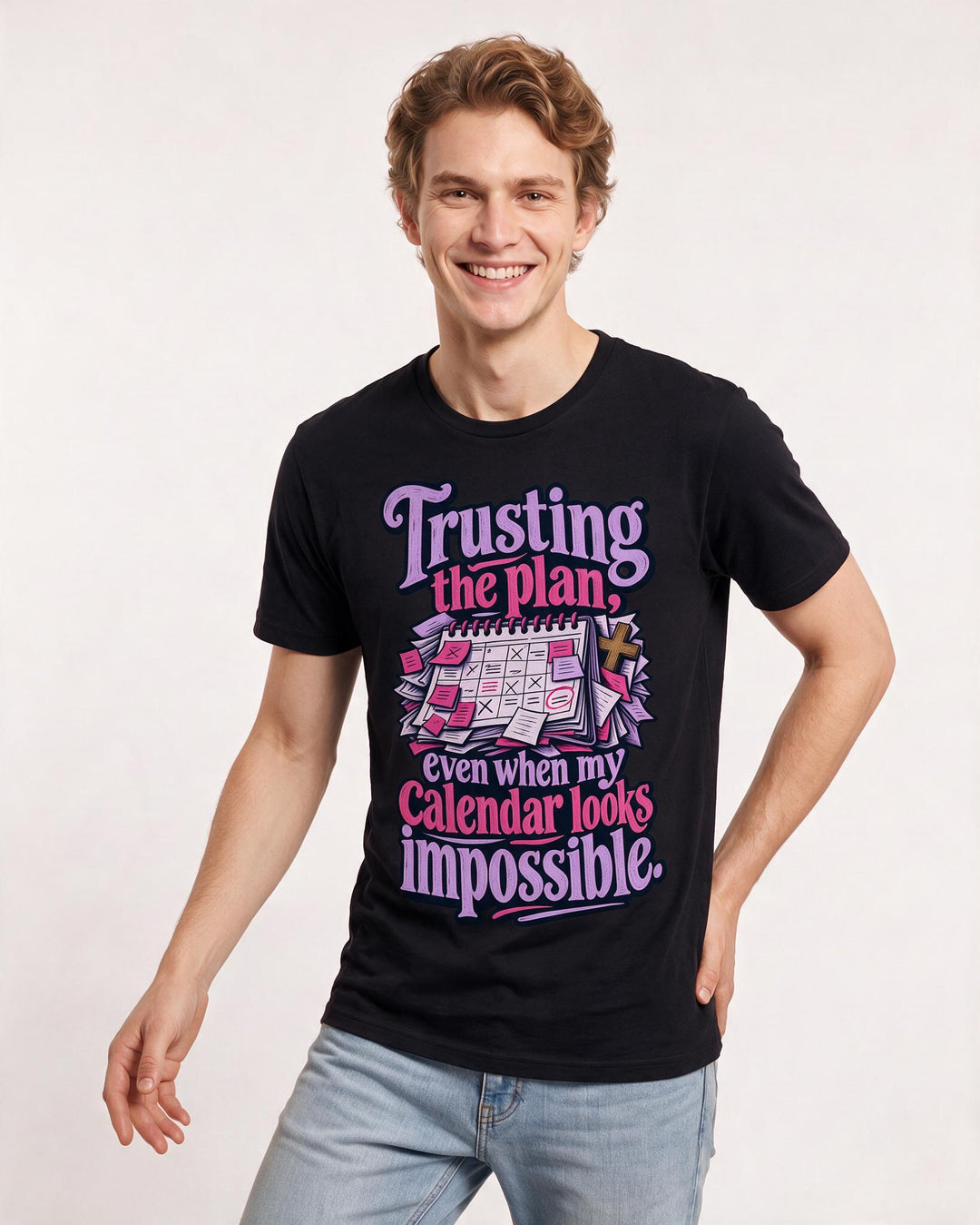Christian Faith Black T-Shirt for Men – Everyday Expression Graphic Tee product image 1
