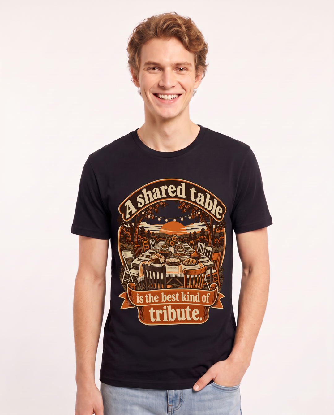 Patriotic Black T-Shirt for Men – Everyday Expression Graphic Tee product image 3