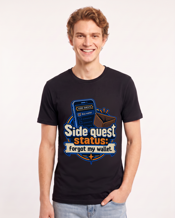 Gaming Black T-Shirt for Men – Game Night Graphic Tee product image 3